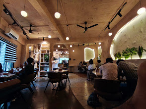 AFTR cafe seating and counter